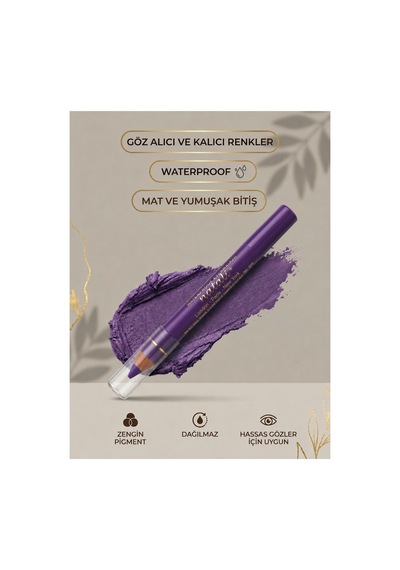 Natali Waterproof Göz Kalemi Ve Göz Farı No: 464 0
