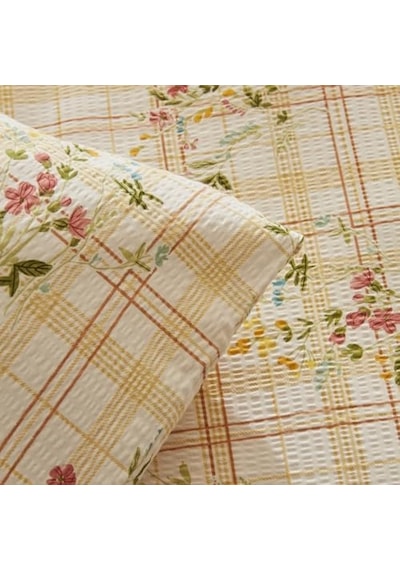 Home Minella%100 Pamuk, Soft Touch Çift Kişilik Nevresim Takımı, Sarı 0