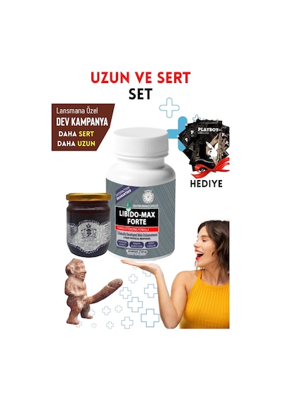 Libi.do Max Forte Erkeklere Çok Özel Set Macun Ve Caps