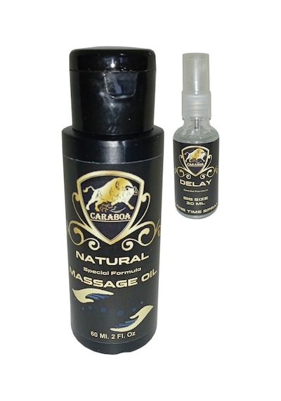 Caraboa 60 Ml Yağı Yanında 30 Ml Delaysprey