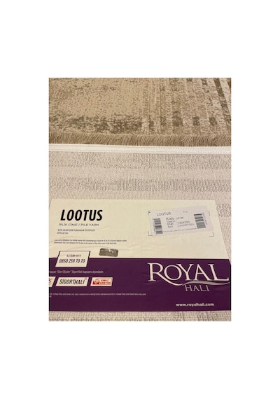 Lootus L014k Bej Krem Halı
