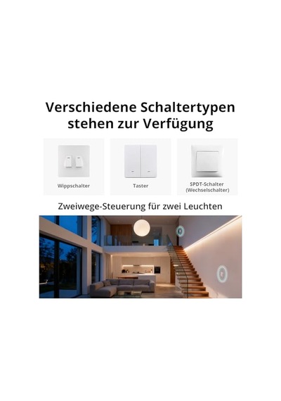 Mini-zb2gs-l Duo Nötrsüz Zigbee 2 Kanallı Akıllı Röle Mini-zb2gs-l