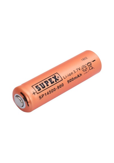 Supex Sp14500-900 3.7v 900mah Li-ion Başlı Pil