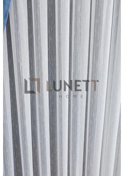 Lina01 Sık Pileli 1x3 Tül Perde Salon Balkon Mutfak Tülü, 600 X 240 Çok Renkli