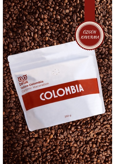 Colombia Carbonic Maceration Natural Çekirdek Kahve 250 Gr , %100 Arabica Çekirdek Kahve