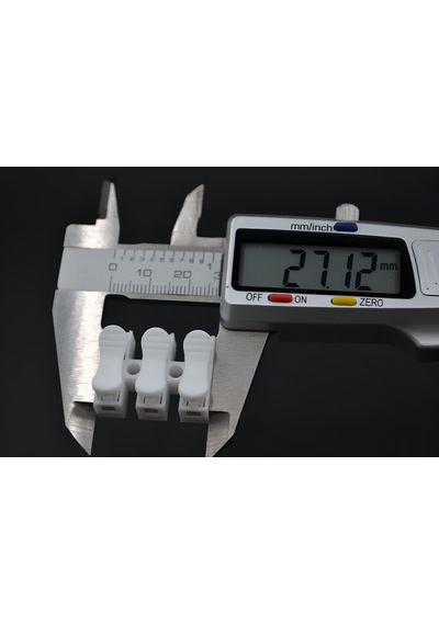 Elektrik Buat Klemensi Yaylı Üçlü 2mm² Kabloya Kadar
