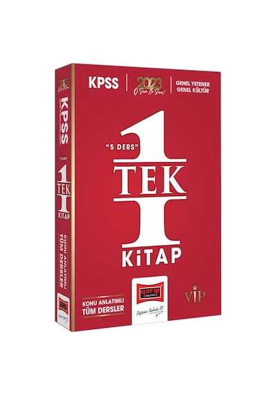 Yargı Yayınları 2023 Kpss Genel Kültür - Genel Yetenek 5 Ders Tek Kitap Tüm Dersler Konu Anlatımı