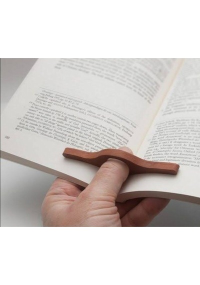 Parmak Delikli Kitap Sayfa Tutucu Okuma Aparatı