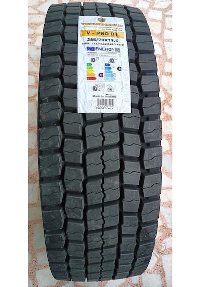 285/70 R19.5 146l16pr Vpro D1 Çeker M+s Techshıeld, 2025 Tayland Üretim