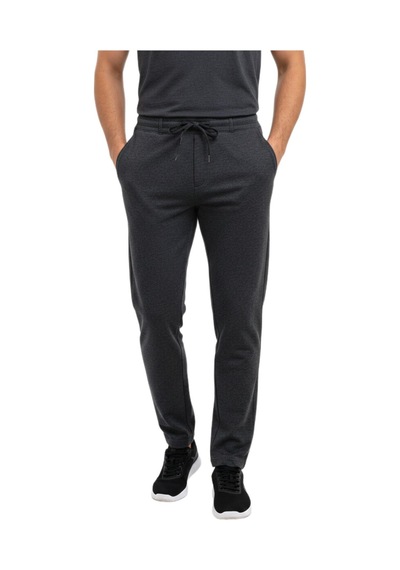 Pandonim Erkek Beli Lastikli Jogger Pantolon Regular Fit Bgl-st05194 Füme