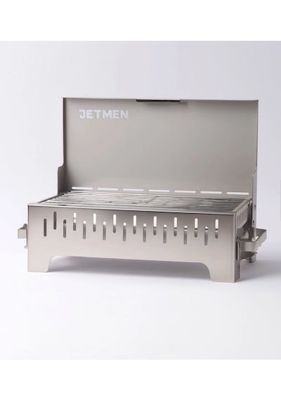 Jetmen Quick Grill Inox Katlanır Mangal Gri