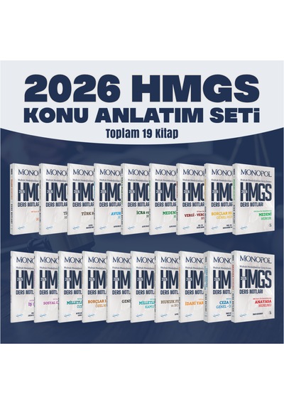 2026 Hmgs Konu Seti Monopol Yayınları