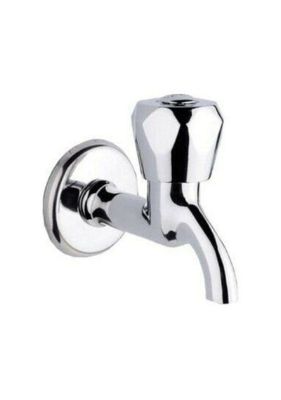 Yayke Pirinç Gövde Topaç Krom Kısa Musluk Bahçe Lavabo Musluğu