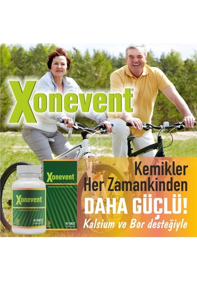 Xonevent - Kalsiyum ve Bor Içeren Gıda Takviyesi 90 Tablet
