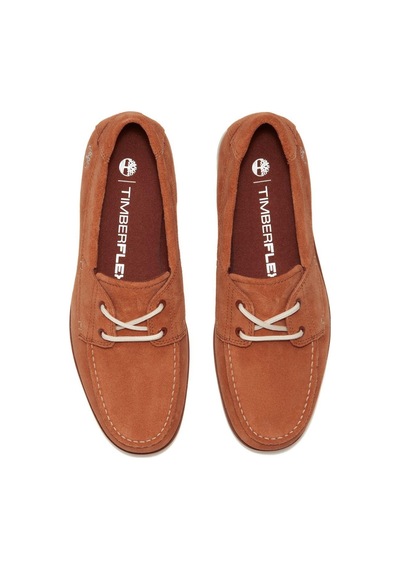 Timberland Erkek Grafton Bay Lace Up Rust Süet Loafer-7059 Pas
