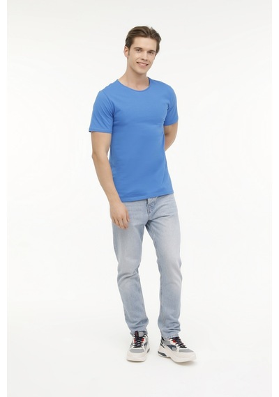 Kinetix M-Sn234 Bsc Raw Edge 4Fx Saks Erkek Kısa Kol T-Shirt 000000000101533127