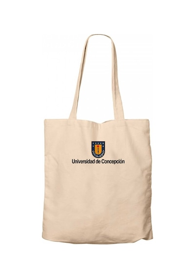 Concepcion University Logo Krem Kanvas Bez Çanta