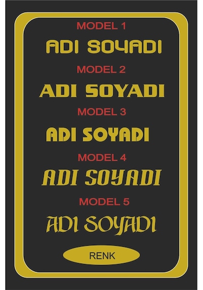 20x4cm 1 Adet Isim Yazı Araba Sticker Çıkartma -oto Sticker-araba Sticker Araba Sticker Çeşitleri