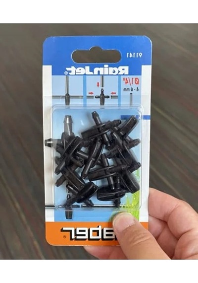 3 Yollu Bağlantı Parçası - 4-6 Mm Hortumlar İçin
