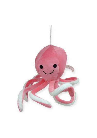 Sevimli Ahtapot Peluş Oyuncak 30 Cm Pembe