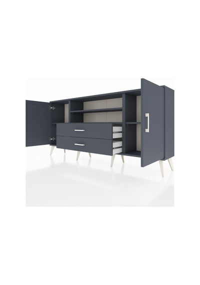 Arges Konsol 4 Raflı 2 Çekmeceli 2 Kapaklı 176x30x83 Antrasit-antrasit/antrasit Antrasit/antrasit Arges Konsol 4 Raflı 2 Çekmeceli 2 Kapaklı 176x30x83 Antrasit-antrasit/antrasit Antrasit/antrasit
