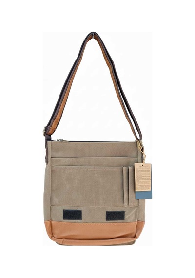 Old Cotton Cargo S Western S Bag Postacı Çantası Açık Kahverengi