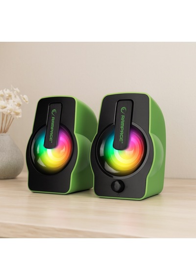Rgb Işıklı Usb 2.0 1+1 Multimedya Hoparlör Seti Aklby-bsva58