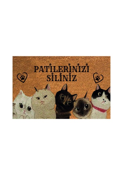 Eğlenceli Tasarımları İle Kapı Önü Paspası Çok Renkli 795380720 Çok Renkli