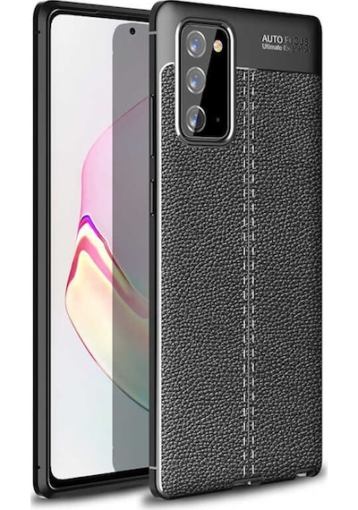 Samsung Uyumlu Galaxy Note 20 Kılıf Zore Niss Silikon Kapak-Siyah