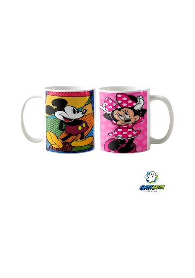 Mickey Ve Minnie Kupa Bardak Tek Adet K0316 Çok Renkli