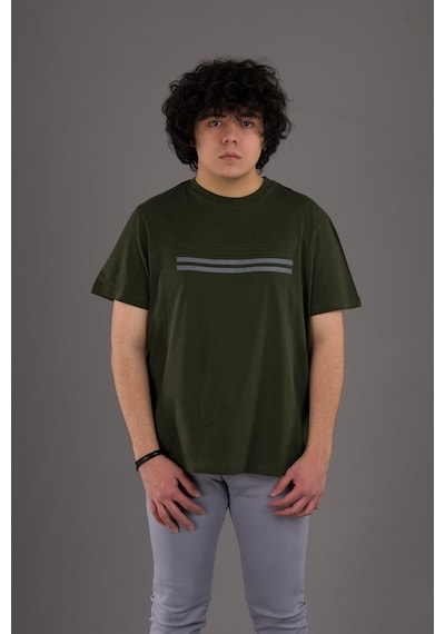 Slimfit Baskılı Sıfır Yaka Erkek Penye T-Shirt (539781109)