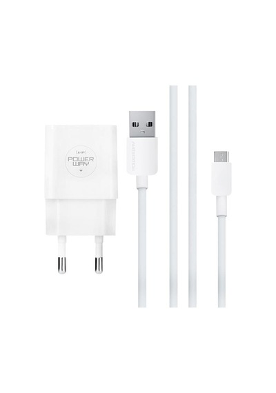 Powerway X-171 Micro Usb 2.1 Amper Şarj Aleti-kablo Standart