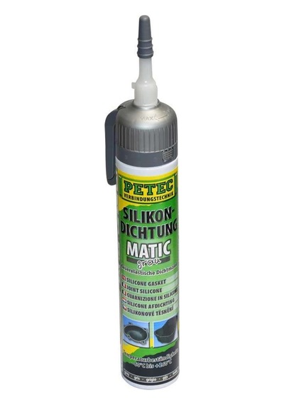Silikon Mastik Yüksek Isı Gri Petec 97620 Gri