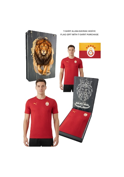 Puma Galatasaray Lisanslı Sıfır Yaka Kırmızı A Takım Antrenman T-shirt Bayrak Ve Uv Kutulu Hediyelik Kutu Kırmızı - Beyaz Puma Galatasaray Lisanslı Sıfır Yaka Kırmızı A Takım Antrenman T-shirt Bayrak Ve Uv Kutulu Hediyelik Kutu Kırmızı - Beyaz