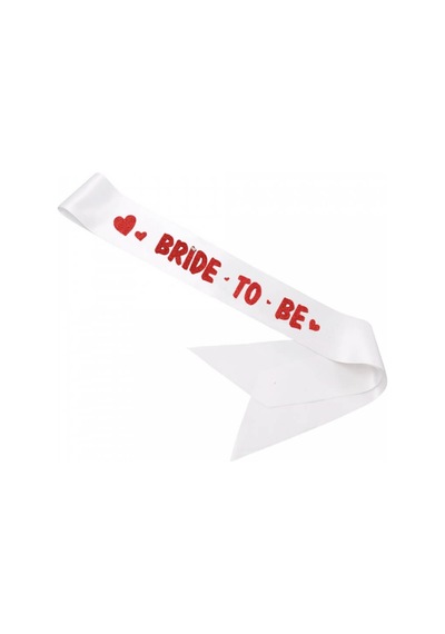 Bride To Be Kuşak. 160 Cm x 6 Cm - Kırmızı