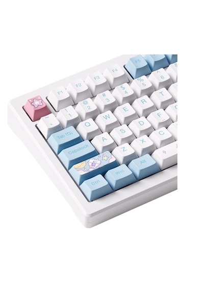 Akko MOD 007 HE PC Stellar Journey Hall Effect Cream Yellow Magnetic Switch RGB Mekanik Oyuncu Klavye