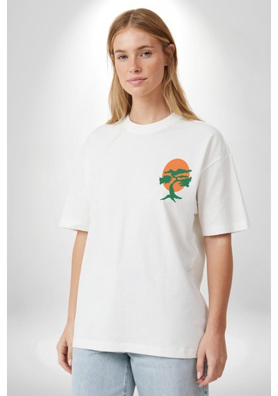 Miyagi-do Karete Çocuk Logo Dizi Bonzai Ağaç Beyaz Oversize Unisex Ön Ve Sırt Baskılı Tişört Beyaz Miyagi-do Karete Çocuk Logo Dizi Bonzai Ağaç Beyaz Oversize Unisex Ön Ve Sırt Baskılı Tişört Beyaz
