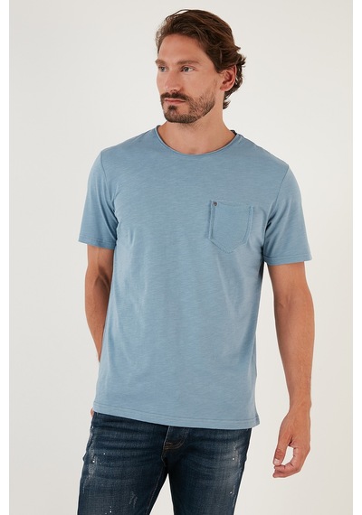 Buratti Erkek T Shirt 5902000-Açık Mavi-Xl Mavi
