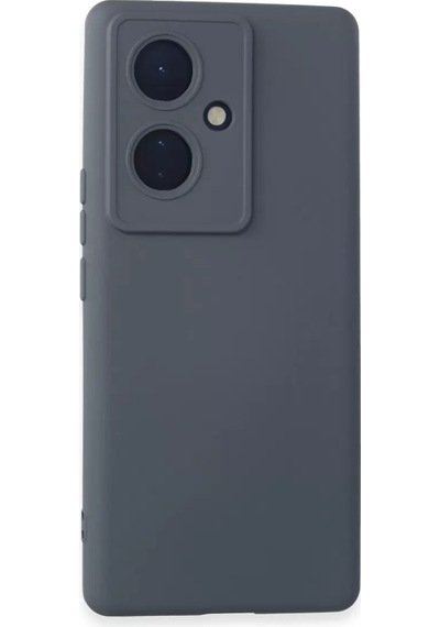 Newface Vivo V29 Lite Kılıf Nano İçi Kadife Silikon - Gri
