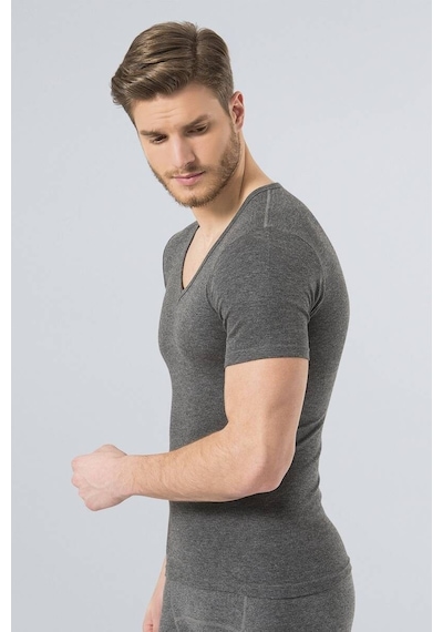 Türen Termal V Yaka Kısa Kol Unisex 001