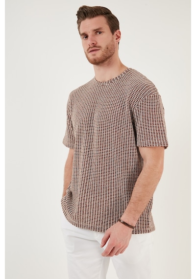 Buratti Pamuklu Regular Fit Bisiklet Yaka Erkek T Shirt Cf24S218033 Kahve Buratti Pamuklu Regular Fit Bisiklet Yaka Erkek T Shirt Cf24S218033 Kahve