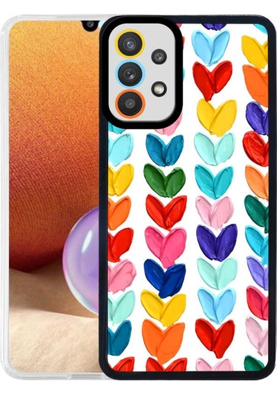 Samsung Galaxy Uyumlu A32 4G Kılıf Desenli Renkli Figürlü Kapak