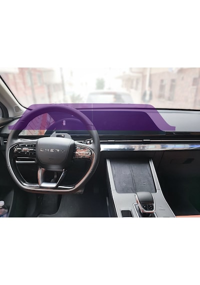 Chery Omoda 5 - Glass Ekran Koruyucu Gösterge Multimedya Çift Parça 9h Nano
