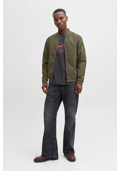 Jack & Jones Erkek Kolej Yaka Mont 63412165203 Haki Haki
