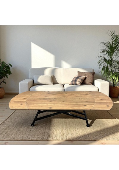 Oval Yan Baştan Açılır Akıllı Masa Üst Tabla Mdf Yüksekliği Ayarlanabilir Pratik Siyah Mekanizmalı Atlantik - Çam Oval Yan Baştan Açılır Akıllı Masa Üst Tabla Mdf Yüksekliği Ayarlanabilir Pratik Siyah Mekanizmalı Atlantik - Çam