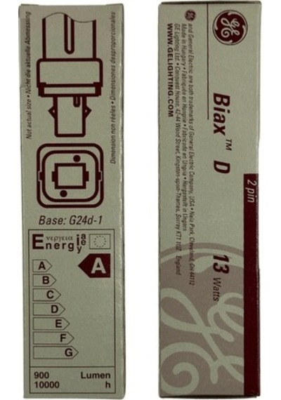General Electric Ge Biax D 13w 2 Pinli Plc Ampul Geçmeli Soketli