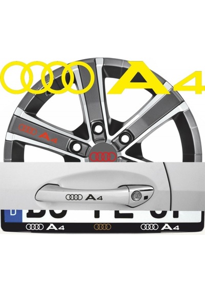 Audi A4 Kapı Kolu Sticker Yapıştırma 8Adet