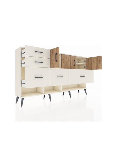 Arges Konsol 3 Raflı 5 Çekmeceli 3 Kapaklı 176x30x99 Aytaşı-çam/aytaşı Atlas Çam/aytası - Aytası Arges Konsol 3 Raflı 5 Çekmeceli 3 Kapaklı 176x30x99 Aytaşı-çam/aytaşı Atlas Çam/aytası - Aytası