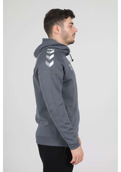 Hummel Armin Pro Pamuklu Sweatshirt Antrasit