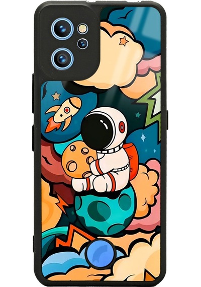 Reeder S19 Max Pro Baby Astronaut Tasarımlı Glossy Telefon Kılıfı Çok Renkli
